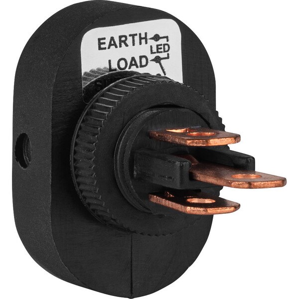 Main product image for SPST Automotive Illuminated Rocker Switch w/Red Large Dot 12V 060-761